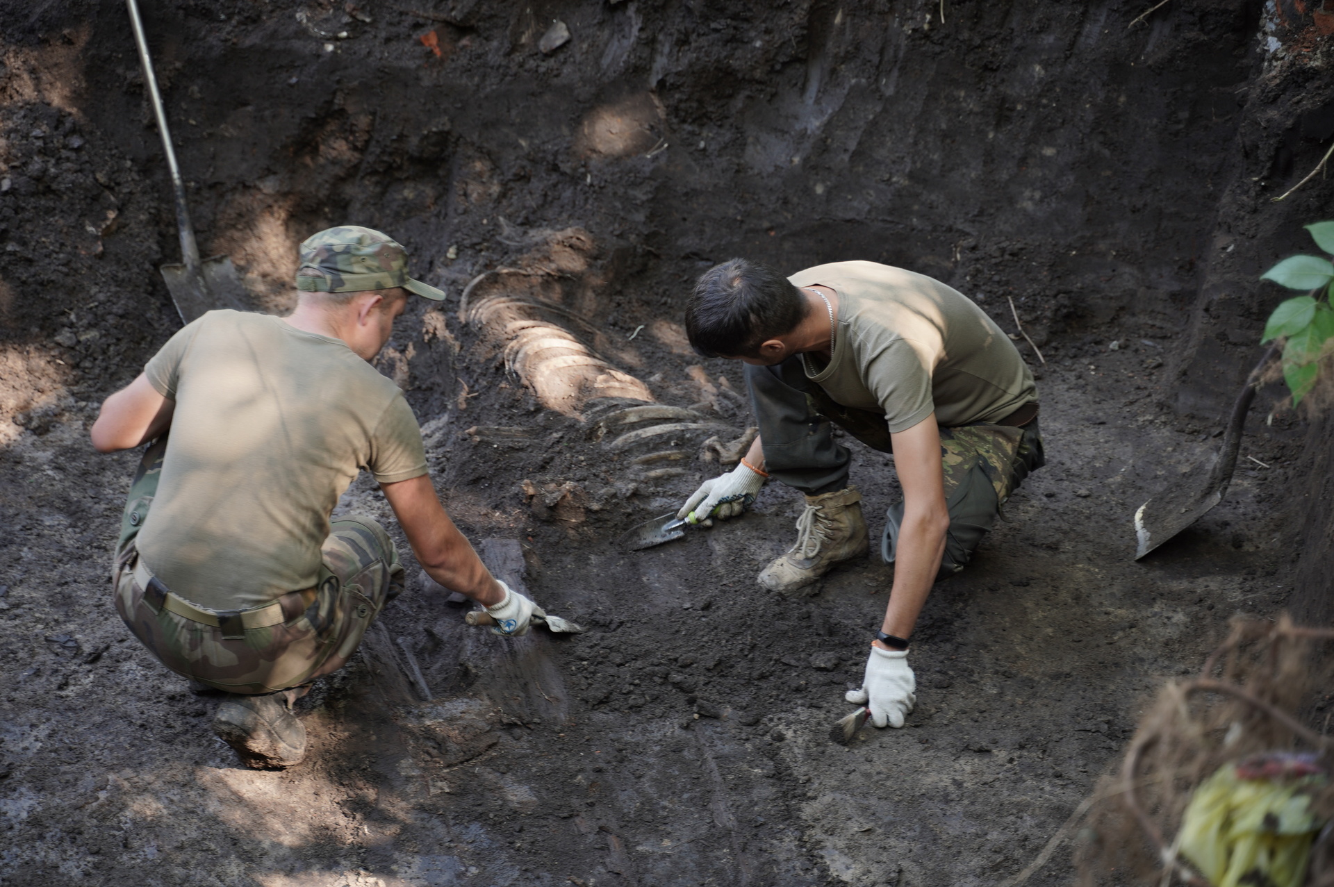 У Вінниці розкопaли масове захоронення воїнів Гaлицької aрмії 1919-1920 років