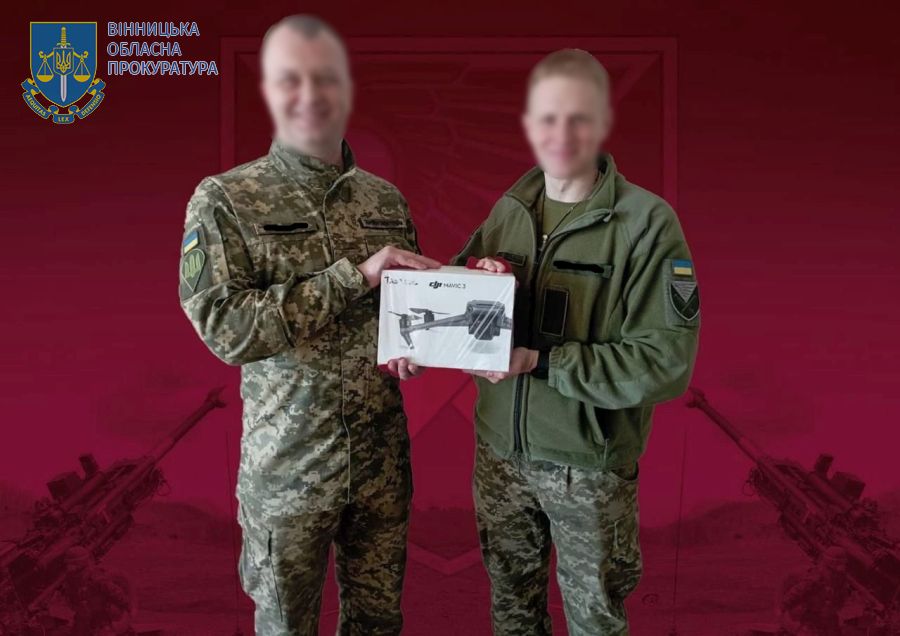 Прокуратура Вінниччини передала квадрокоптери на фронт за запитами військових