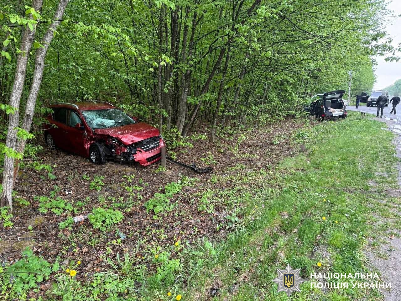 На Вінниччині за добу сталося три ДТП з потерпілими: поліція відкрила кримінальні провадження