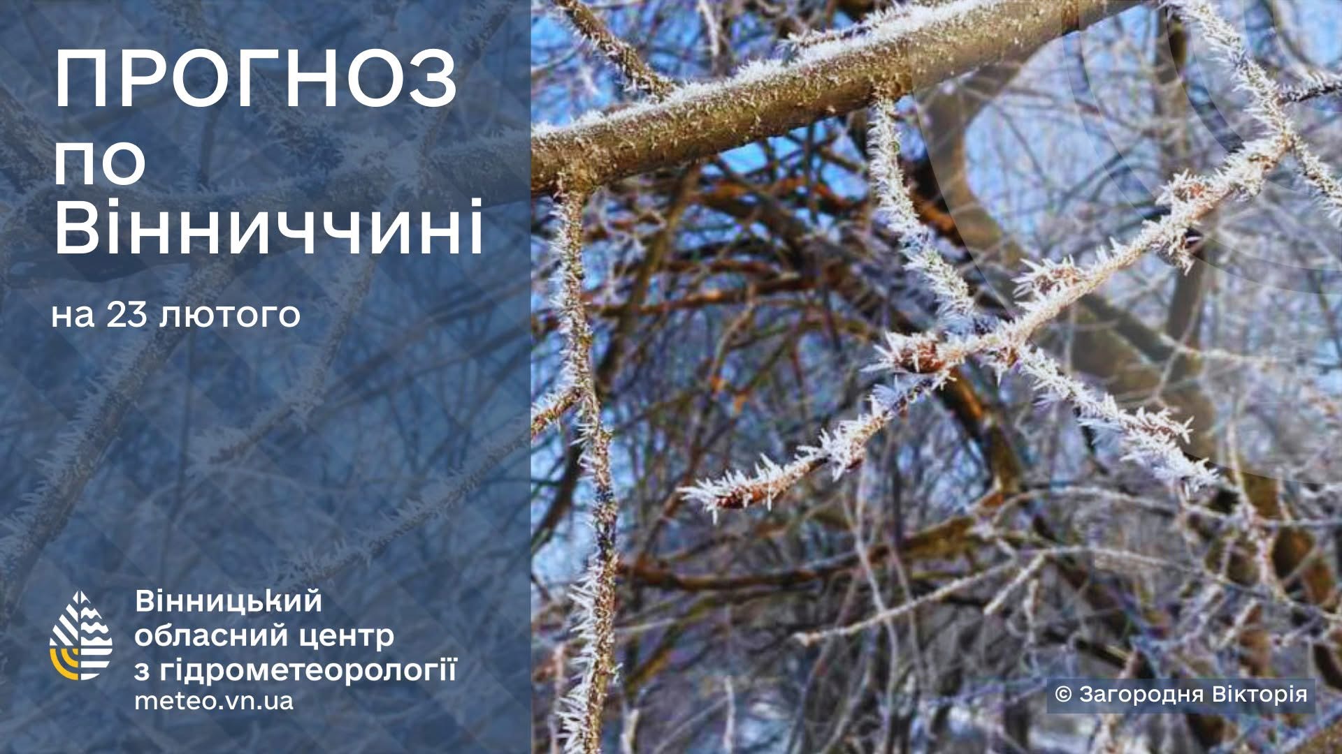 Погода на 23 лютого: холодна ніч і сонячний день