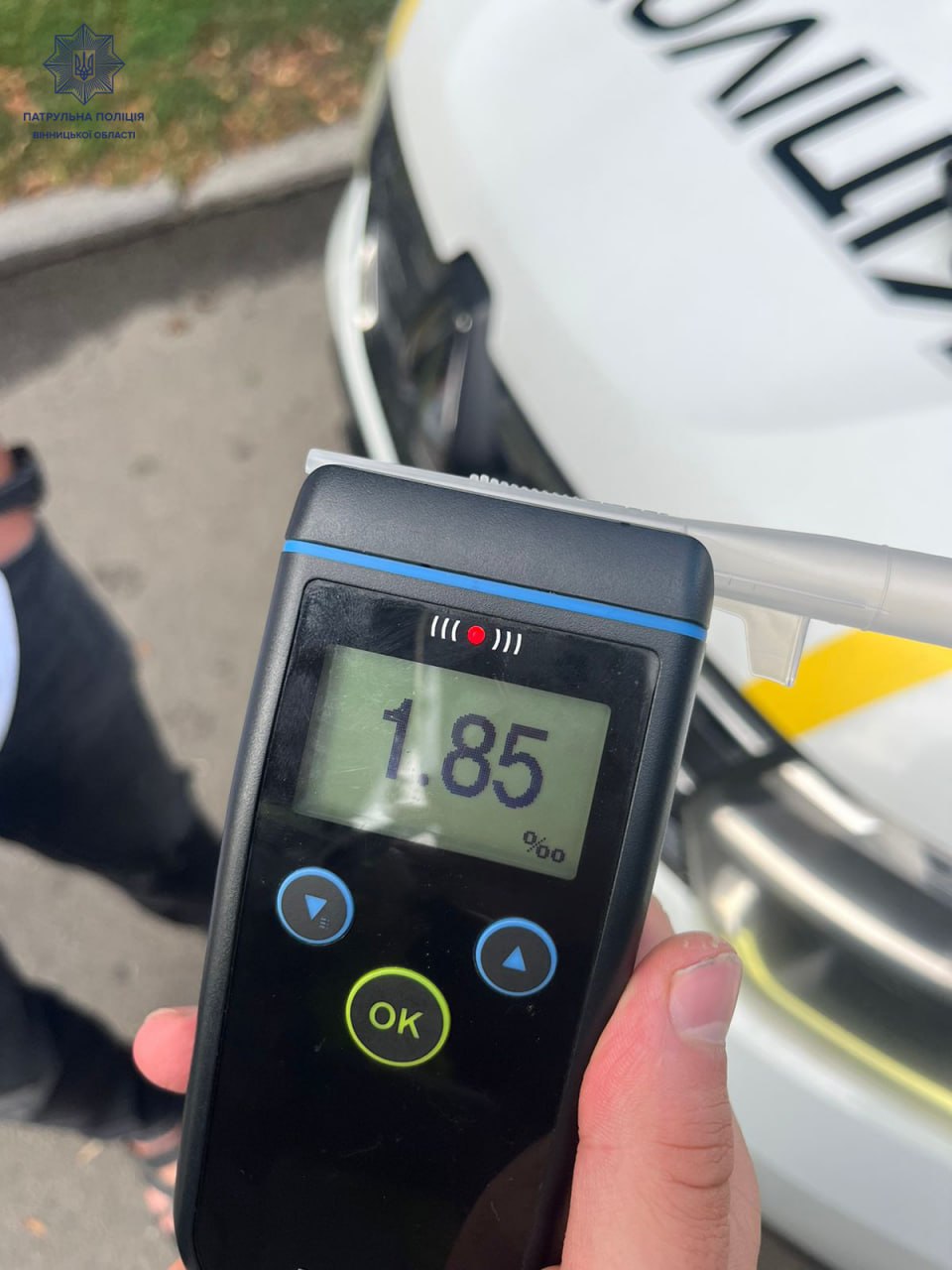 У Вінниці свідки "здали" копам п'яного водія 