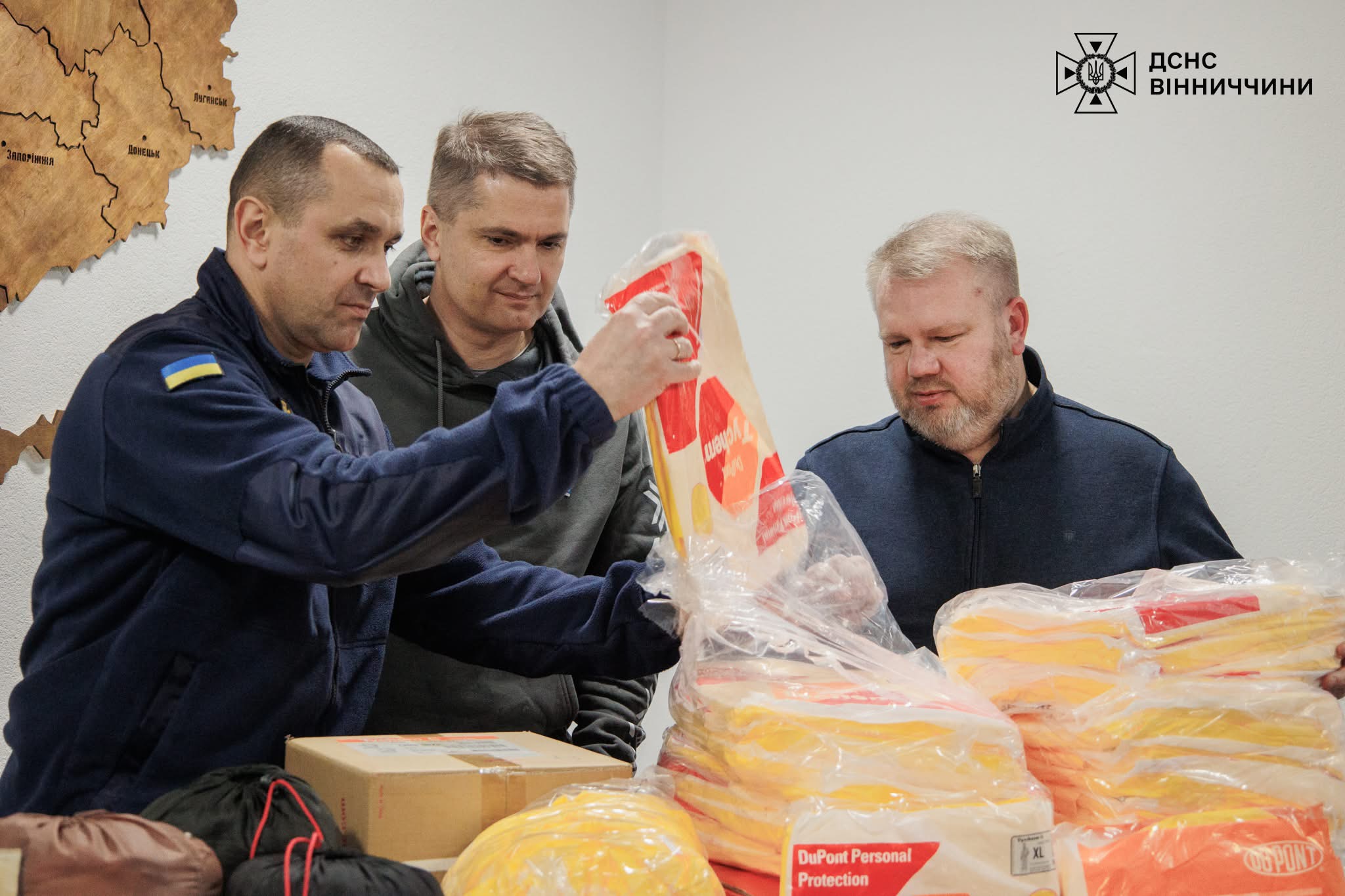 Вінницькі рятувальники отримали черговий транш благодійної допомоги