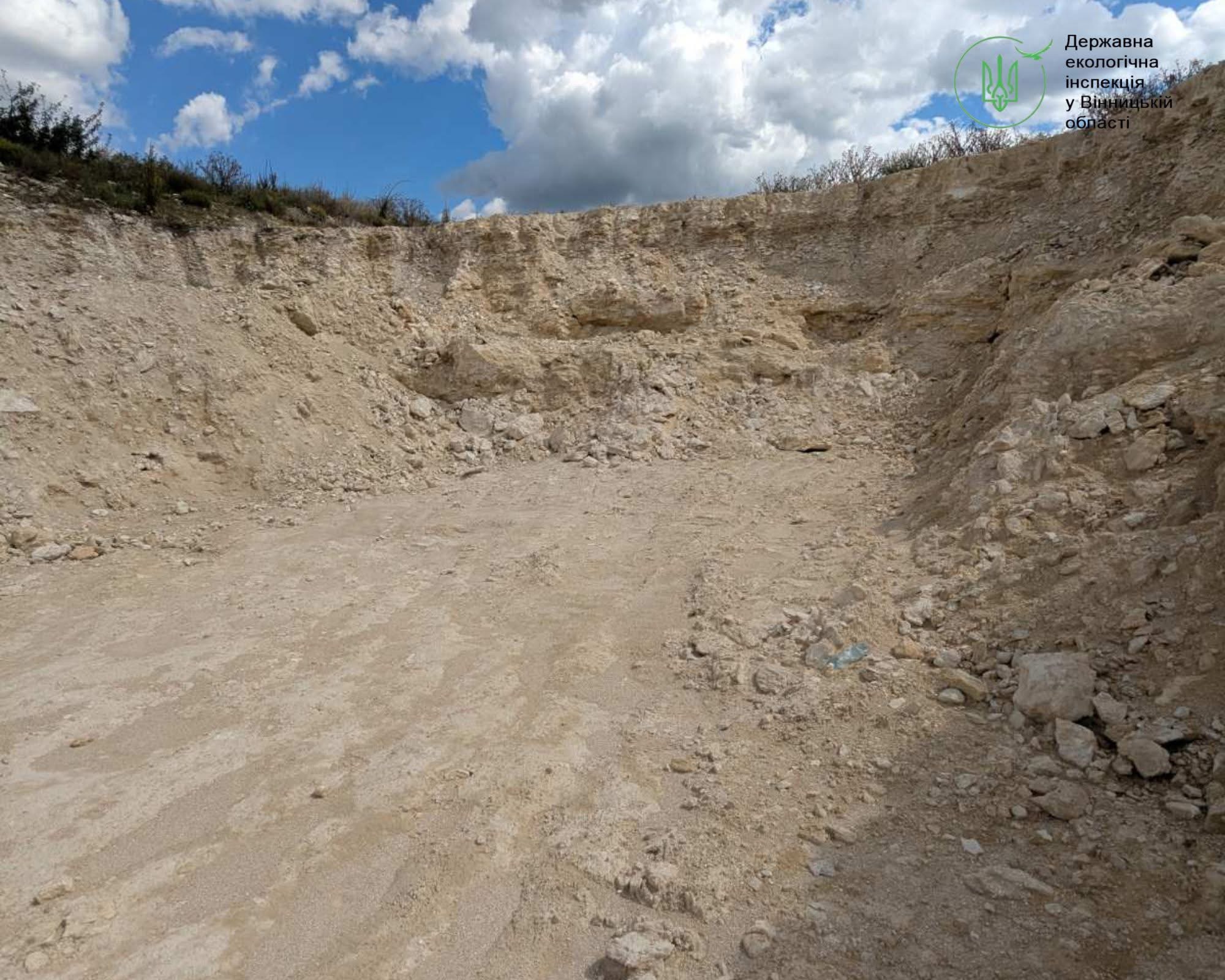 На Вінниччині зафіксовано самовільний видобуток надр