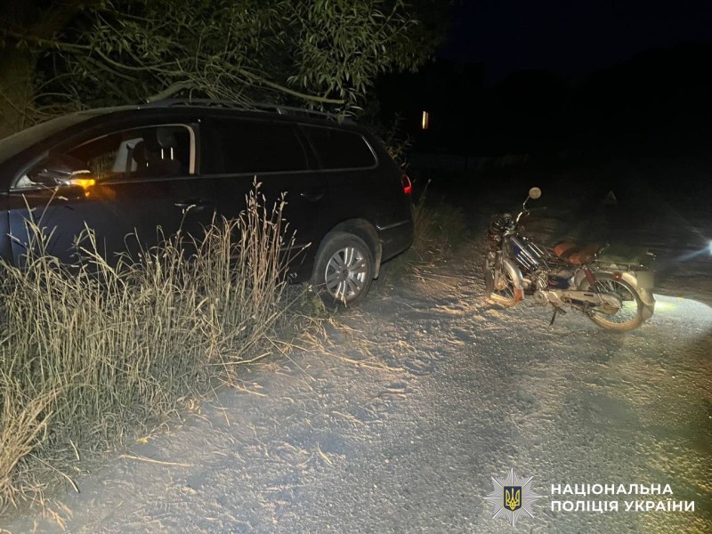 На Вінниччині юний байкер потрапив під колеса авто