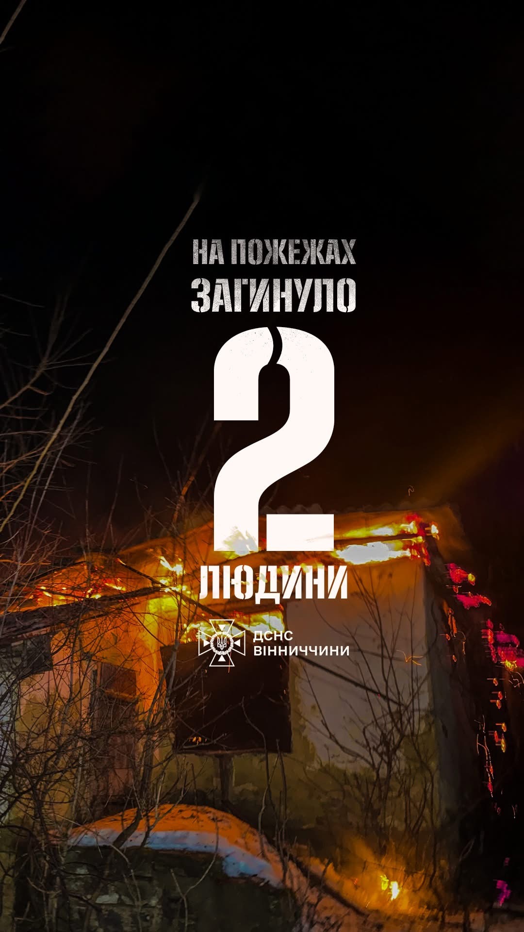 Смертельні пожежі на Вінниччині: дві трагедії за добу