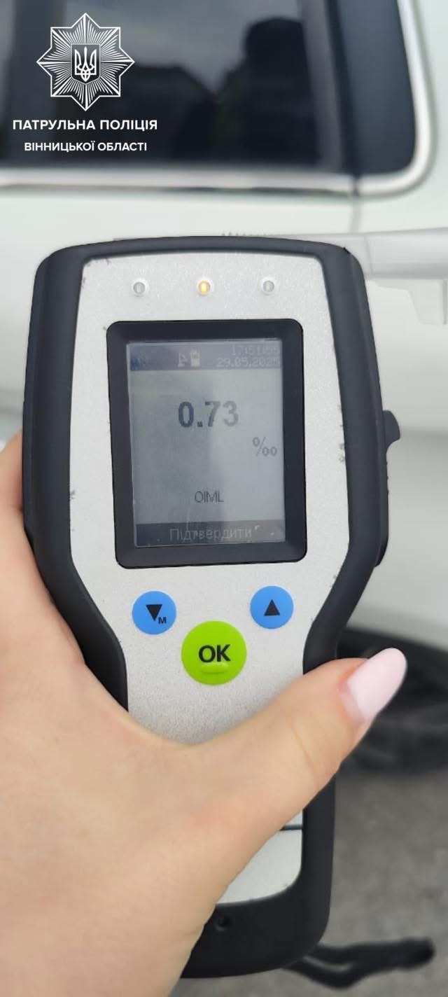 Нетверезий за кермом і без прав: у Вінниці зупинили чергового порушника