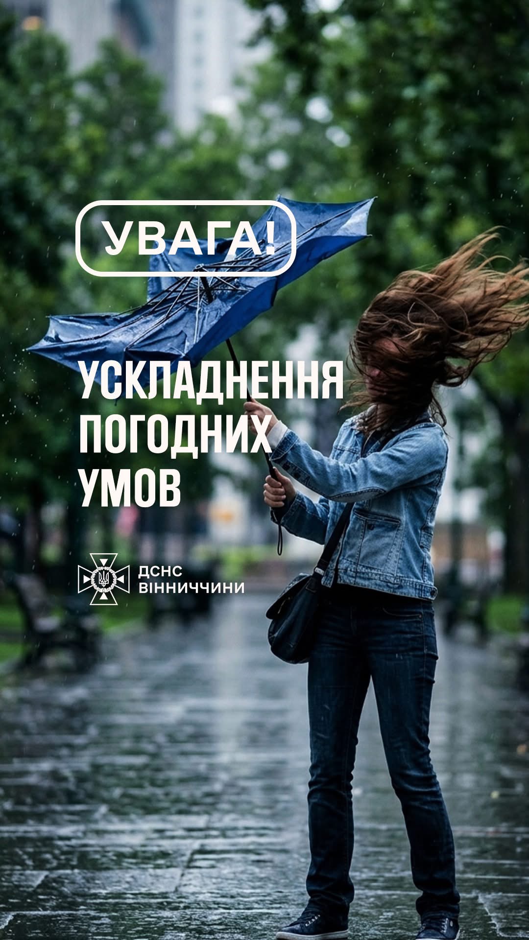 На Вінниччині оголосили жовтий рівень небезпеки через грози та сильний вітер