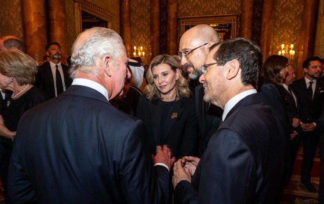 Шмигаль та Перша Леді України зустрілися з королем Британії, запросивши до України