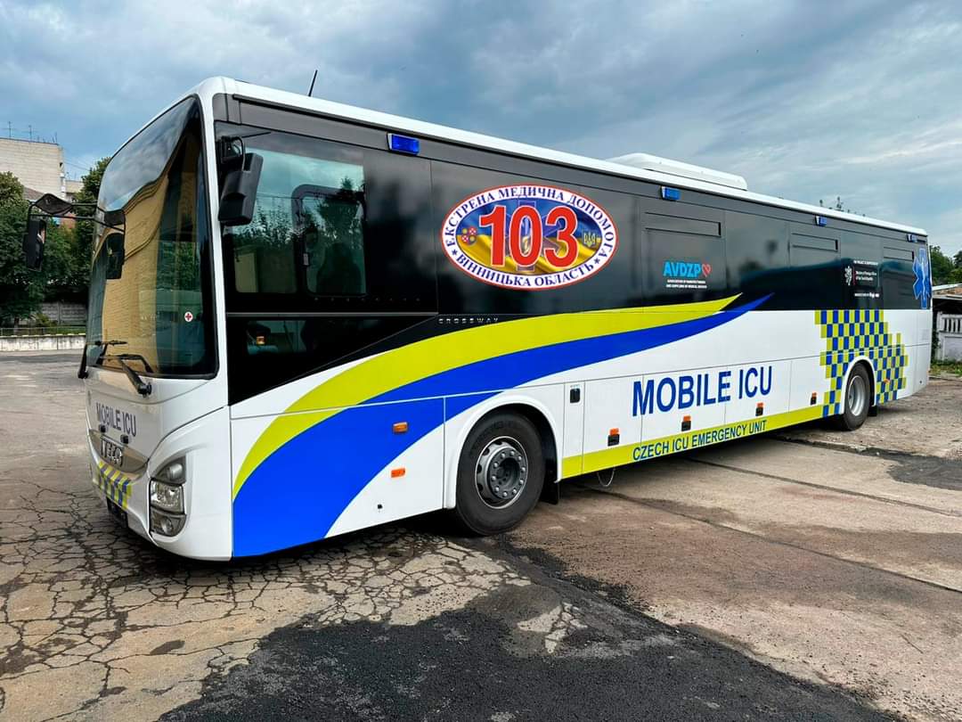 Чеська Республіка передала Вінниччині сучасний медичний автобус для надання допомоги