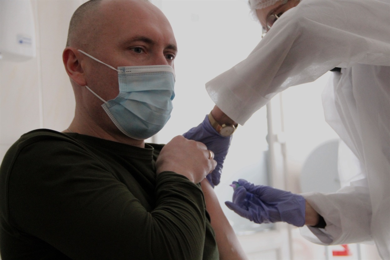 Більше 100 військовослужбовців із Вінниччини зробили щеплення проти Covid-19 