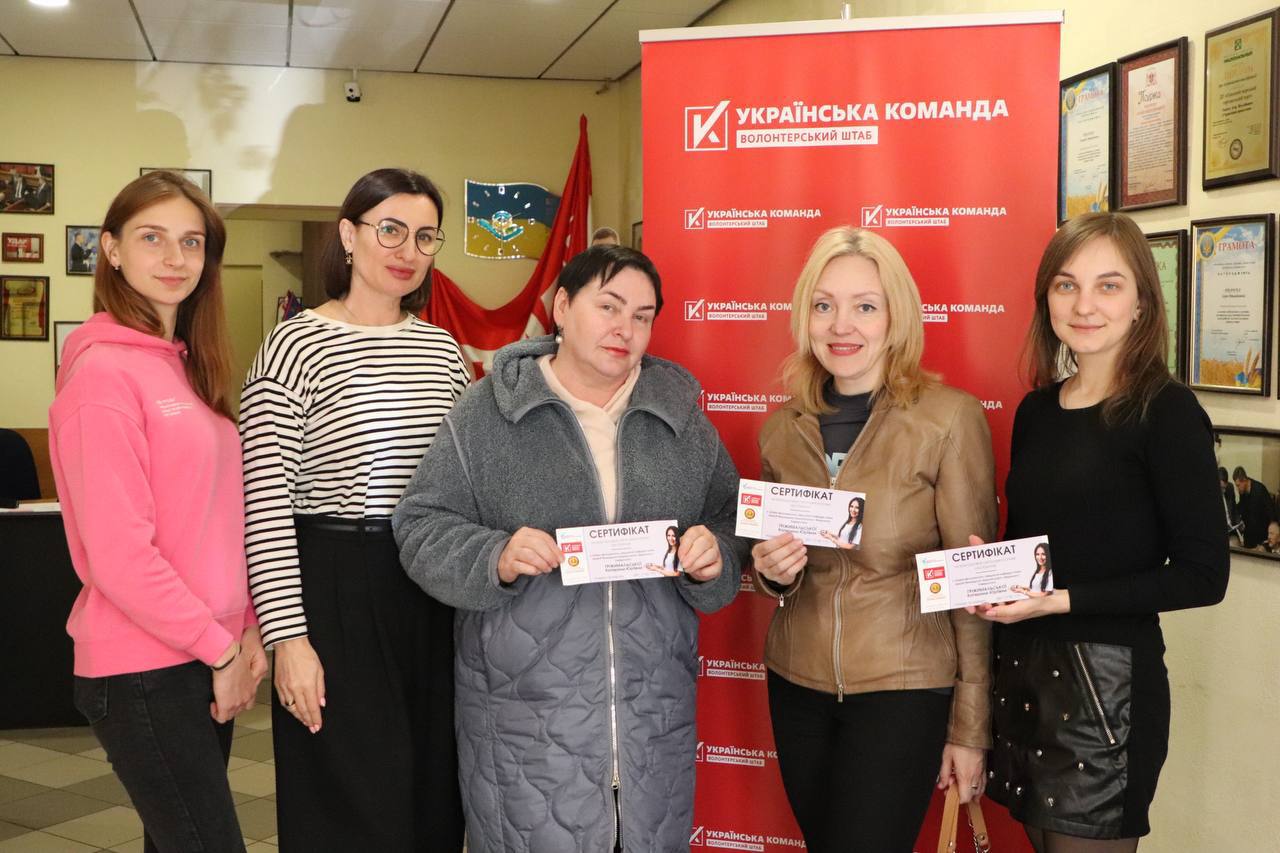 Волонтерський штаб "Українська команда" Вінниччини започаткував новий проєкт допомоги