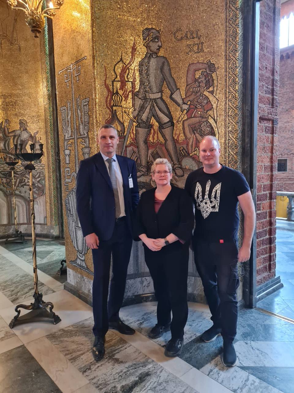 Кличко зустрівся з мером Стокгольму Карін Ваннгард