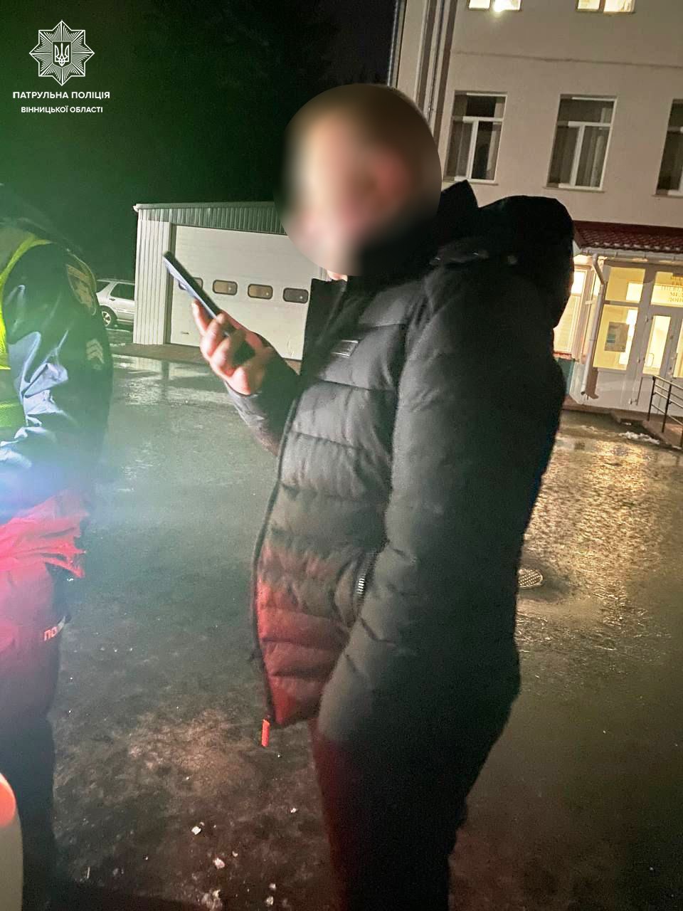 На Вінниччині патрульні зупинили водія в якого норма алкоголю перевищувала у 8 разів