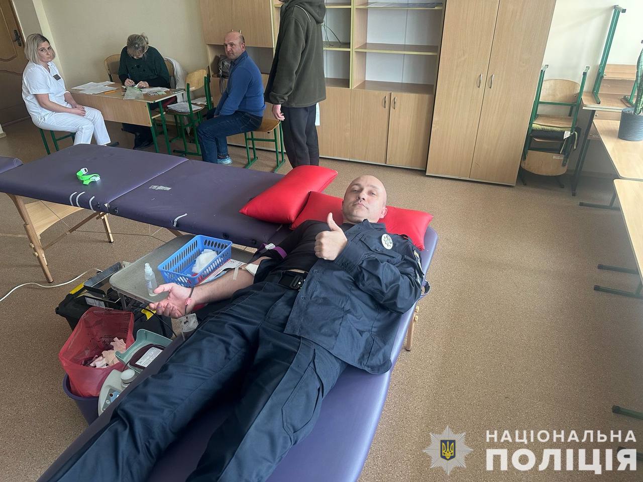 Нa Вінниччині донорами стали копи