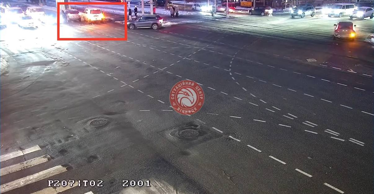 У центрі Вінниці зафіксували ДТП на перехресті Пирогова та Василенка