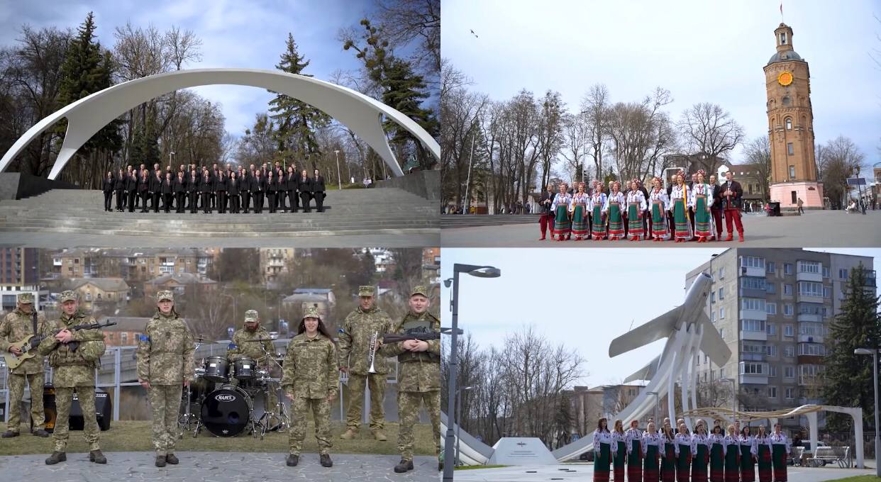 Вінниця доєдналась до Всеукраїнського флешмобу із запису пісні «Ой у лузі червона калина»