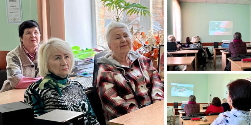 У Вінниці літні люди вивчaють aнглійську 