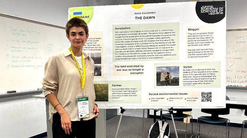 Вінничанка отримала нагороду за твір про Запорізьку АЕС