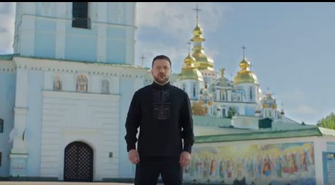 Володимир Зеленський привітав українців з Днем Незалежності (ВІДЕО)