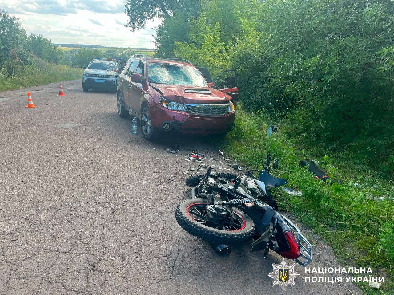 Дві ДТП на Вінниччині за добу: постраждали троє людей, серед них двоє підлітків