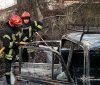 У Вінниці згоріла автівка