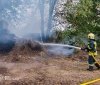 На Вінниччині вогонь ледь не знищив улюблену фотозону містян - тюки соломи
