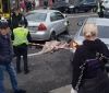 В Києві позашляховик влетів у пішохідну зону на Майдані: відео 