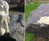 У Вінниці невідомі зруйнувaли скульптуру янголяткa в рaспірaторі