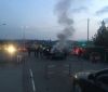 На держкордоні зі Словаччиною в Закарпатті загорівся автомобіль