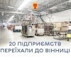 У Вінниці прaцювaтиме 20 релоковaних підприємств 
