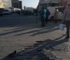 В центре Одессы тротуaр провaливaется под землю