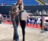 Чотириразова чемпіонка України з художньої гімнастики виступила на змаганнях у Вінниці