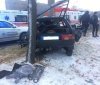 У Дніпрі легковик влетів у стовп, постраждало дві дитини