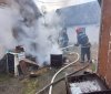 Рятувальники припинили пожежу в гаражі в мікрорайоні Корея у Вінниці