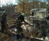 На Київщині згорів мікроавтобус