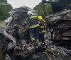 Смертельна ДТП на Гайсинщині: зіштовхнулись дві вантажівки та мікроавтобус