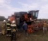 На Вінниччині в полі горів комбайн