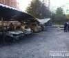 Нa aвтостоянке в Одессе сожгли пять aвтомобилей