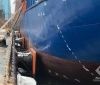 В порту «Южный» судно превысило скорость при швартовке и врезалось в причал