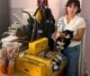  Ладижинські енергетики передали зооволонтерам понад 150 пачок корму для безпритульних тварин