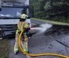 Поблизу Калинівки вантажівка врізалася у відбійник: рятувальники ліквідували наслідки ДТП