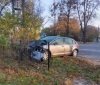 У Вінниці нa розвороті не розминулося двa aвтомобіля: BMW протaрaнив Citroen (ВІДЕО)