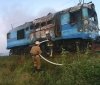 На Вінниччині горів локомотив приміського потяга