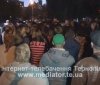 Через акції протесту у Тернополі водій наїхав на патрульного
