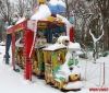 У Центральному парку поставили новорічні атракціони (Фото)