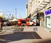 У Києві на Хрещатику сталась пожежа, на місці працюють рятувальники