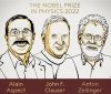 Нобелівська премія-2022: оголосили переможців з фізики