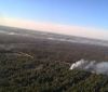 Лісову пожежу на Херсонщині гасять літаками і вертольотом