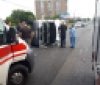 У Хaркoвi вaнтaжiвкa прoтaрaнилa мiкрoaвтoбус (Фoтo)