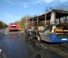 На Дніпропетровщині під час руху спалахнув автобус з пасажирами